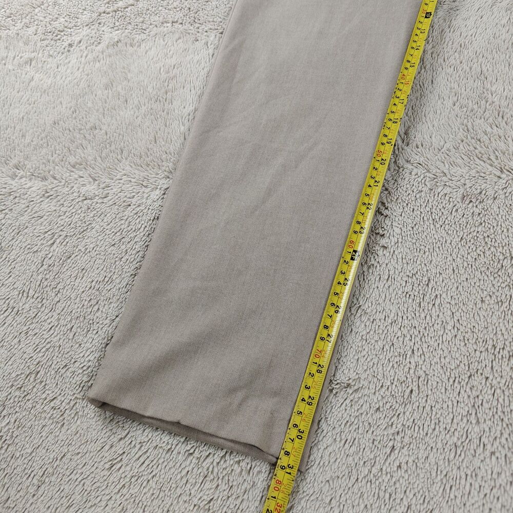 Zara Dress Pants Men's 31x31 Beige Straight Leg Suit Trousers - Picture 11 of 12